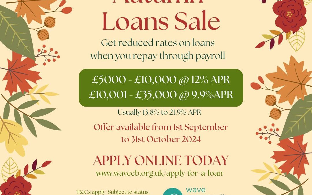 Wave Community Bank Announces Autumn Loans Offer: Save Big and Stress Less with Payroll Repayment