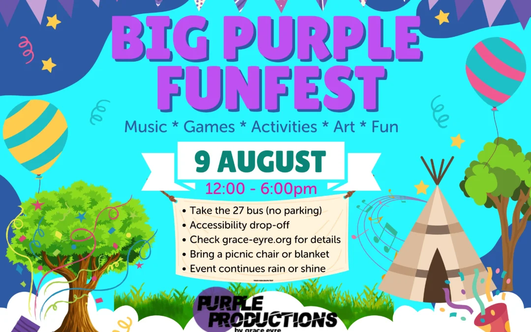 Celebrating the Big Purple Funfest in Brighton