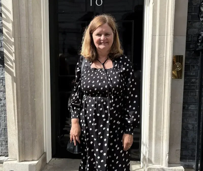Ann at 10 Downing Street